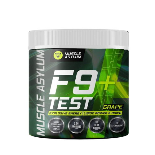 image of muscle asylum f9 test + pre workout