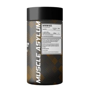 image of muscle asylum l arginine 1600mg supplement