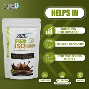 image of six pack nutrition xlr8 natur iso gold whey protein isolate 2kg