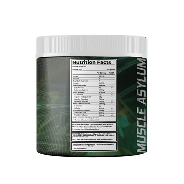 image of muscle asylum f9 test + pre workout