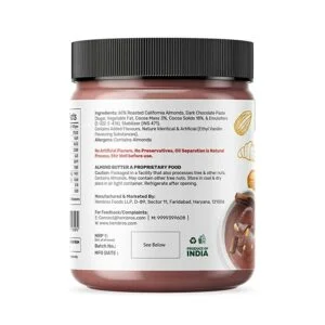 Zucchero Dark Chocolate Almond Butter The Heavenly Spread