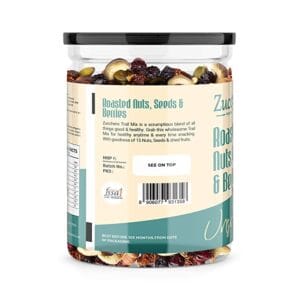 image of zucchero roasted nuts, seeds, and berries