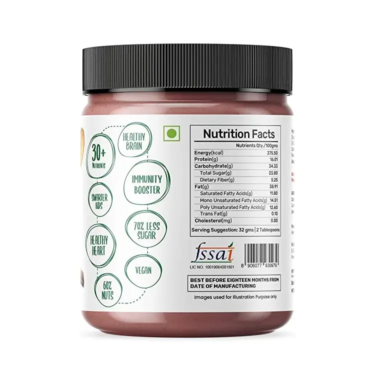 Zucchero Dark Chocolate Almond Butter The Heavenly Spread - Image 3