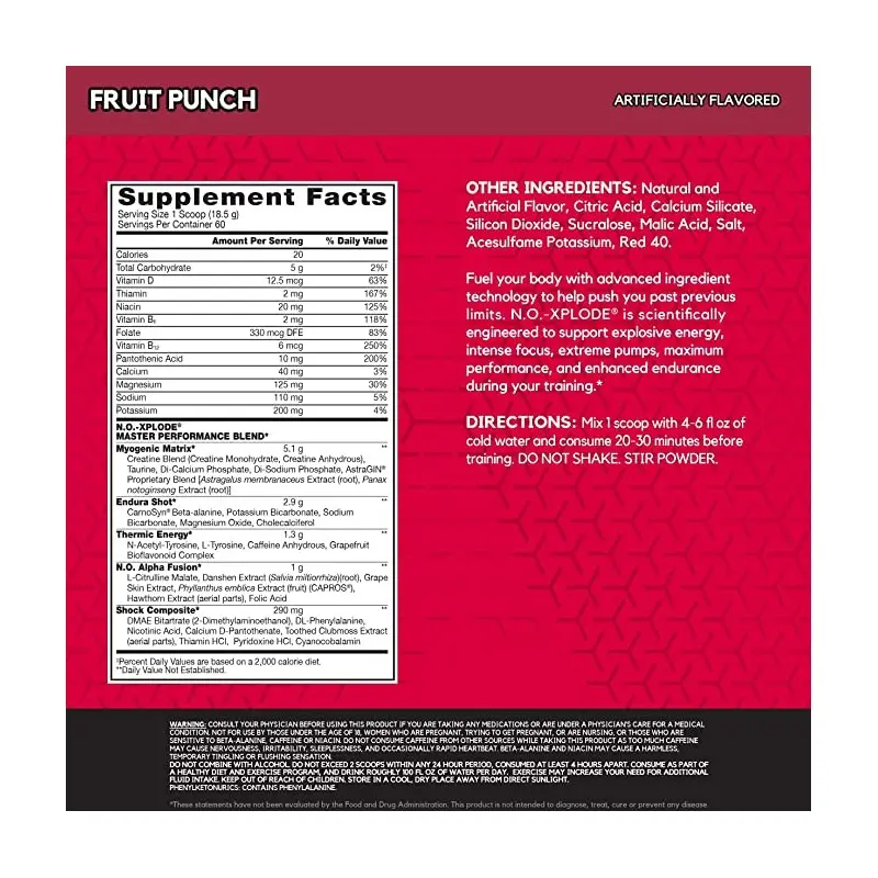 BSN NO-Xplode Preworkout - Image 2