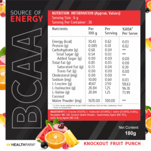 image of healthfarm bcaa supplement