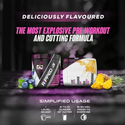 image of doctor's choice ripped x5 most explosive pre workout cutting formula