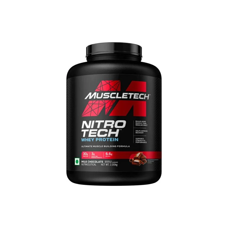 image of Muscletech nitrotech whey protein