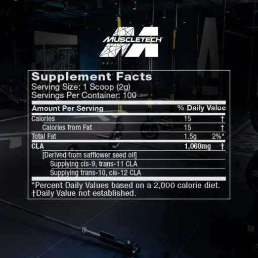 image of muscletech platinum cla supplement