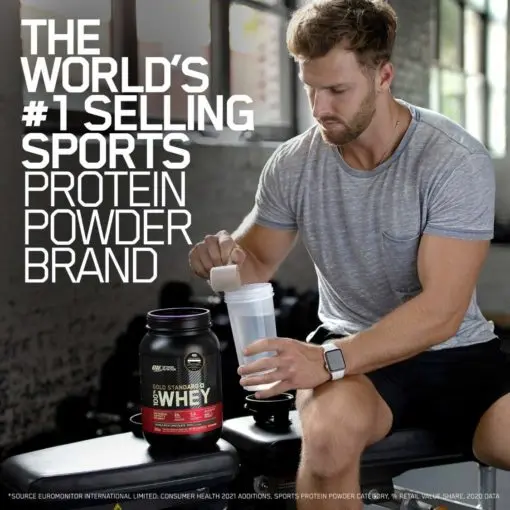 image of optimum nutrition gold standard 100 whey protein