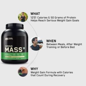 image of Optimum Nutrition Serious Mass Gainer 3kg supplement