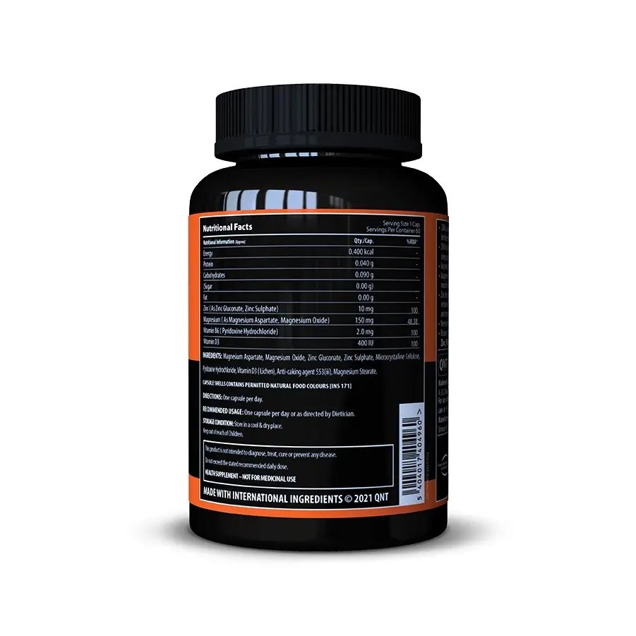 image of qnt zma supplement