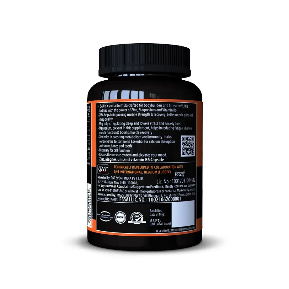 image of qnt zma supplement
