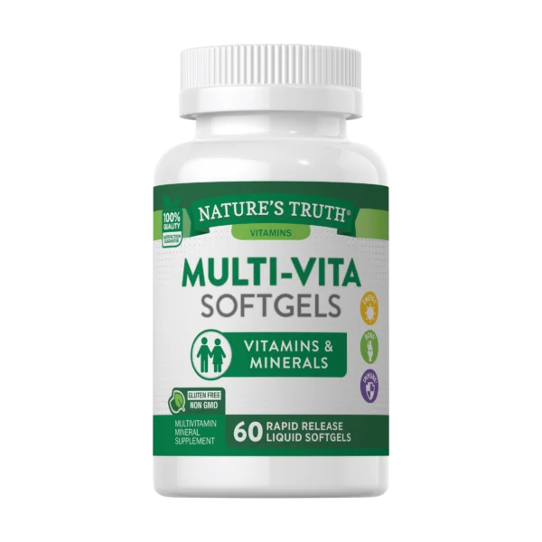 image of nature's truth multi-vita softgels