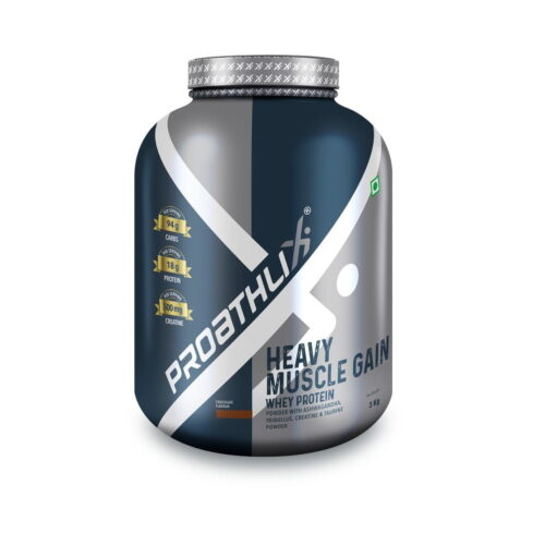 image of proathlix heavy muscle gain whey protein 3 kg