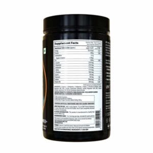 image of nutrition facts of qnt amino endurance supplement
