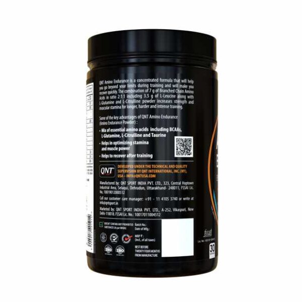 image of qnt amino endurance supplement