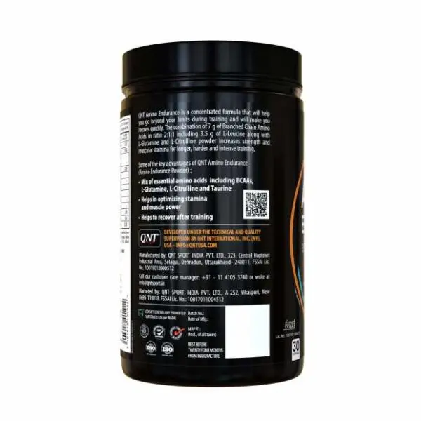 image of qnt amino endurance supplement