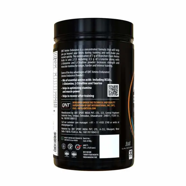 image of qnt amino endurance supplement