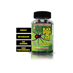 image of cloma pharma black spider fat burner