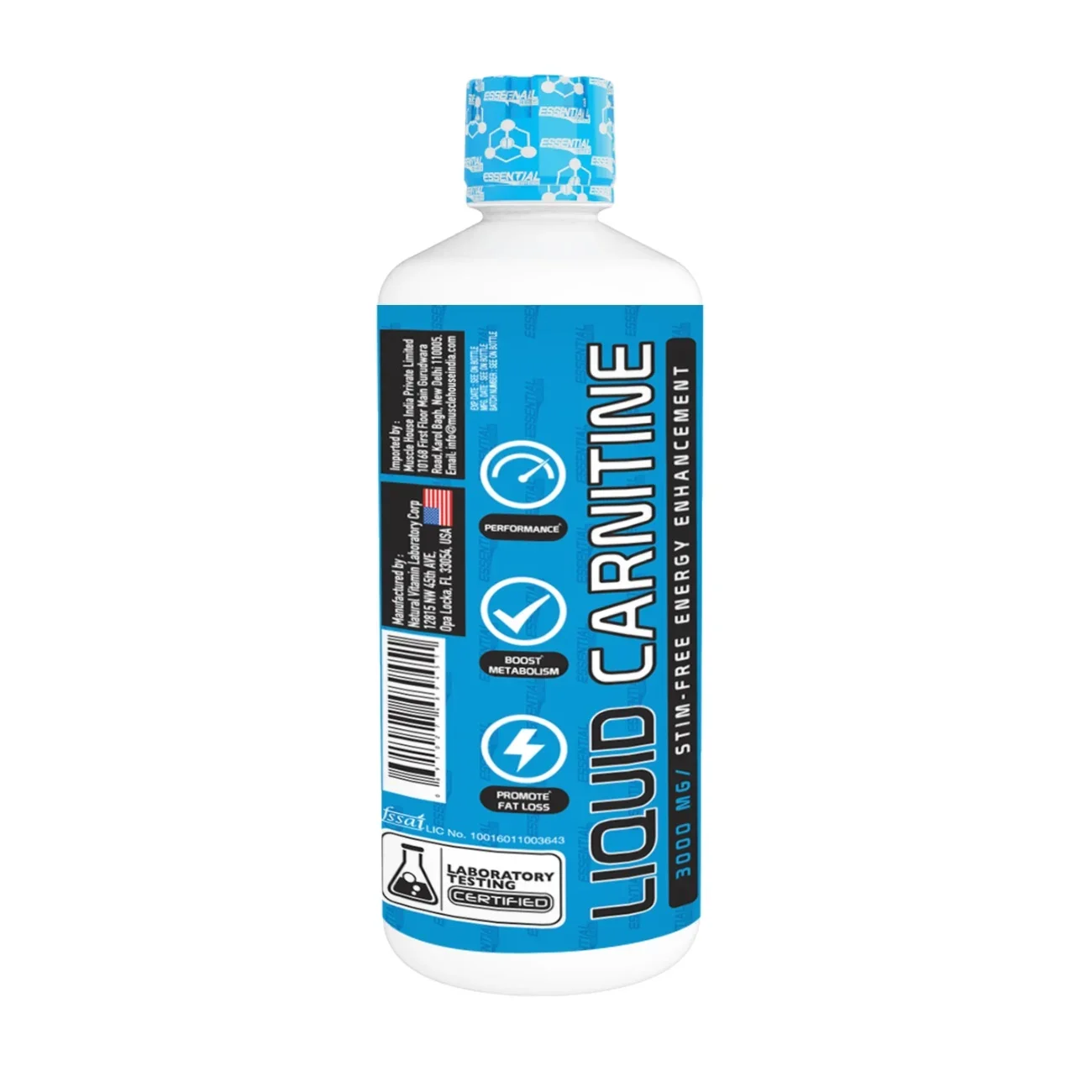 image of one science nutrition essential series liquid carnitine