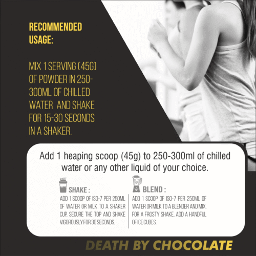 image of healthfarm iso 7 lean muscle whey protein 2kg