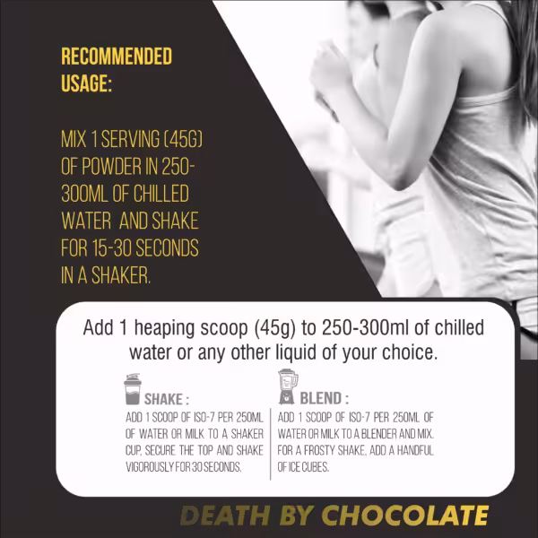 image of healthfarm iso 7 lean muscle whey protein 2kg