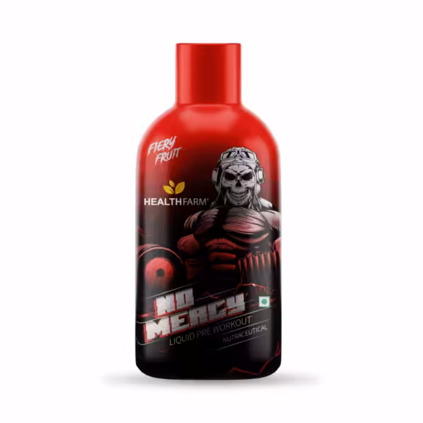image of healthfarm no mercy pre workout supplement