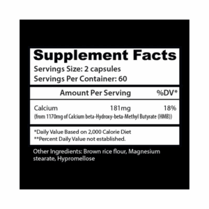 image of nutrition facts of insane labz insane cutz fat burner