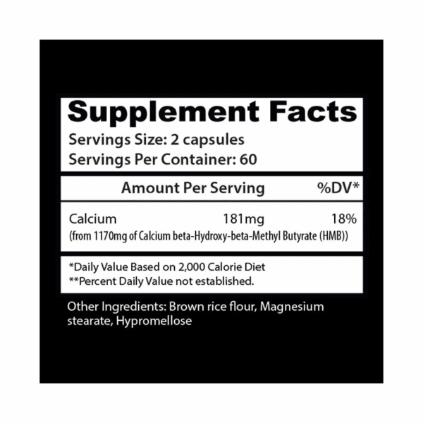 image of nutrition facts of insane labz insane cutz fat burner