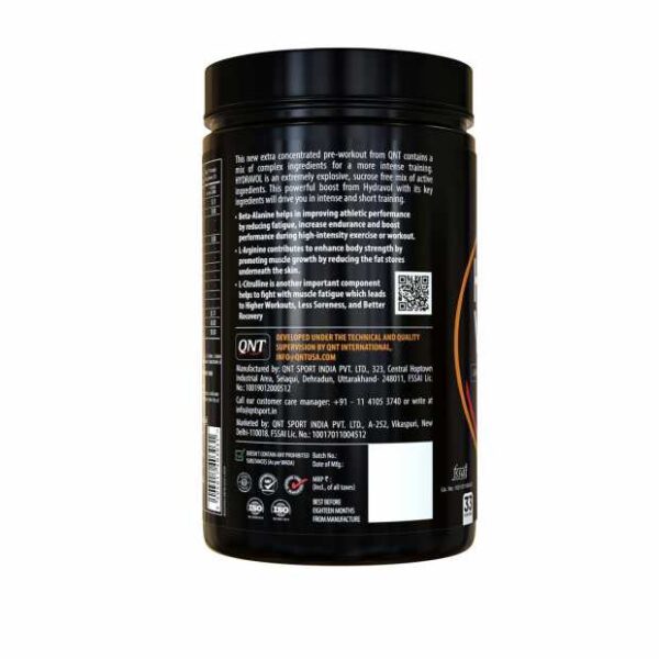image of qnt hydravol pre workout