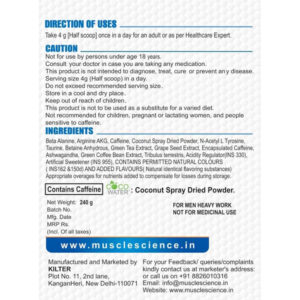 image of Muscle Science Ignitor pre workout