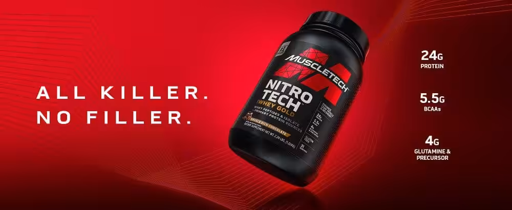 MuscleTech Nitrotech 100% Whey Gold