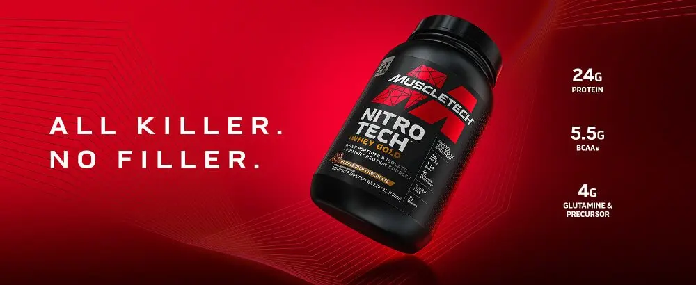 MuscleTech Nitrotech 100% Whey Gold