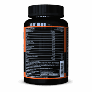 image of nutrition facts of qnt tribuls 60 tabs supplement